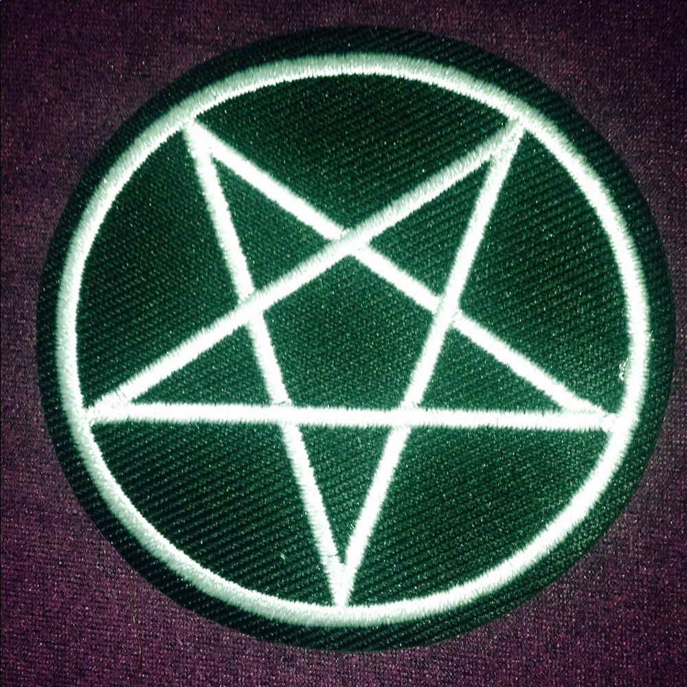 𖤐 2!! Pentagram Patches 𖤐